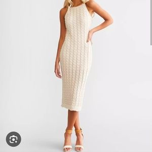 Z Supply Camille Crochet Midi Dress